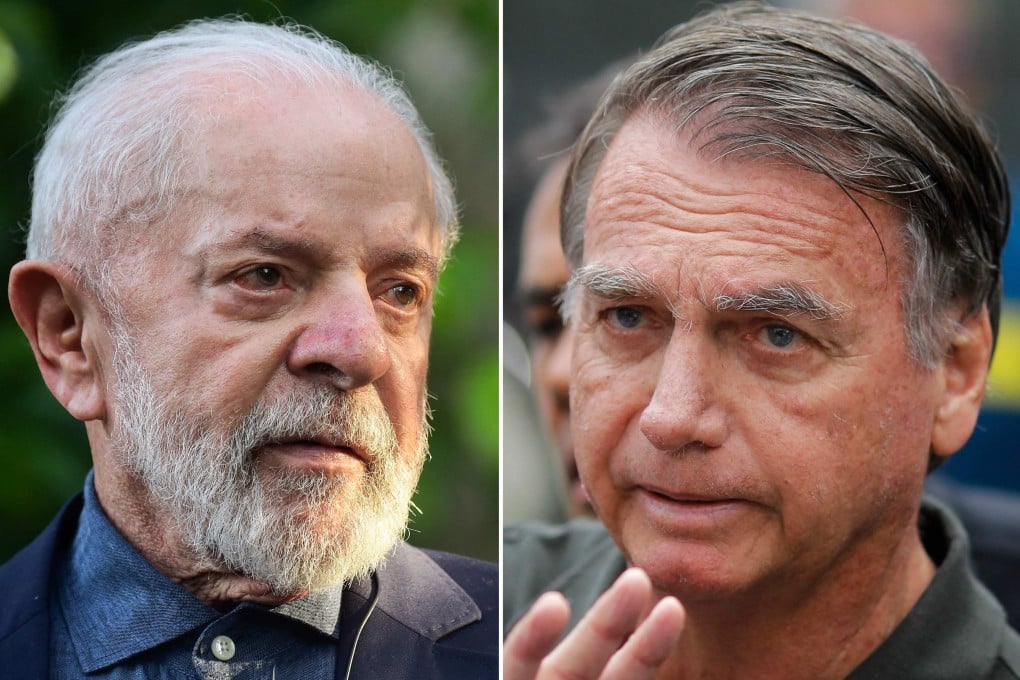 Brazil’s Luiz Inacio Lula da Silva (left) vetoed a bill to reduce Jair Bolsonaro’s coup sentence on the third anniversary of the January 8 insurrection. Photo: AFP