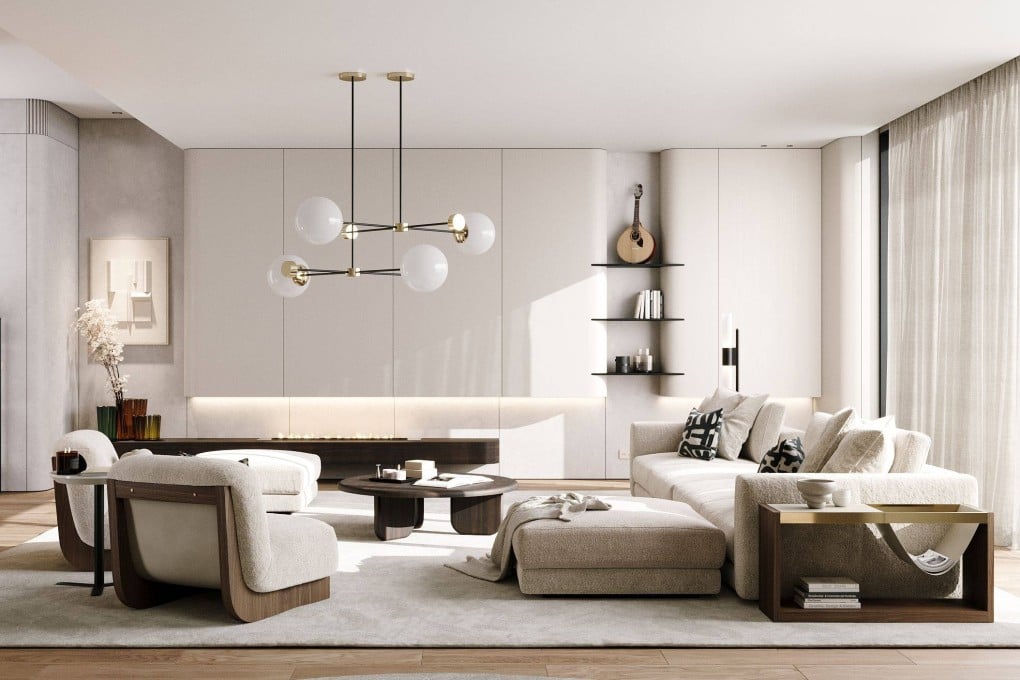 A room painted in Cloud Dancer (white), Pantone’s 2026 colour of the year. Photo: courtesy Pantone