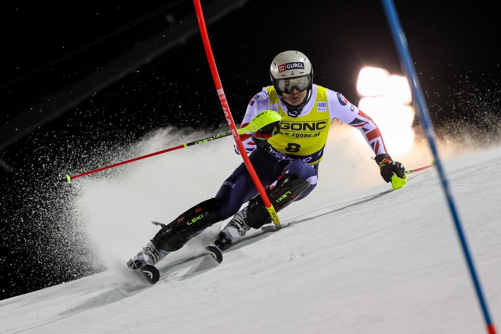 Dave Ryding is a potential medal contender at the upcoming Milan Cortina Winter Olympics. Photo: EPA