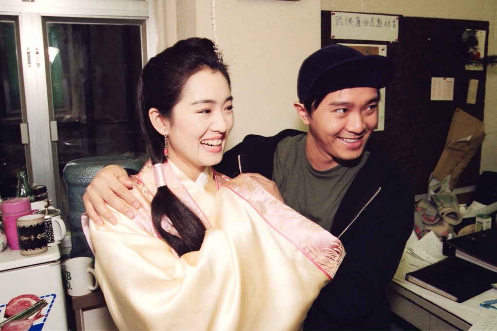 Gong Li and Stephen Chow attend a promotional event for Flirting Scholar in 1993. Gong rose to fame as the muse of China’s Fifth Generation directors, starring in art-house classics such as Ju Dou, Raise the Red Lantern and Farewell My Concubine, but found time during the 1990s to make a batch of lesser-known commercial films in Hong Kong. Photo: SCMP