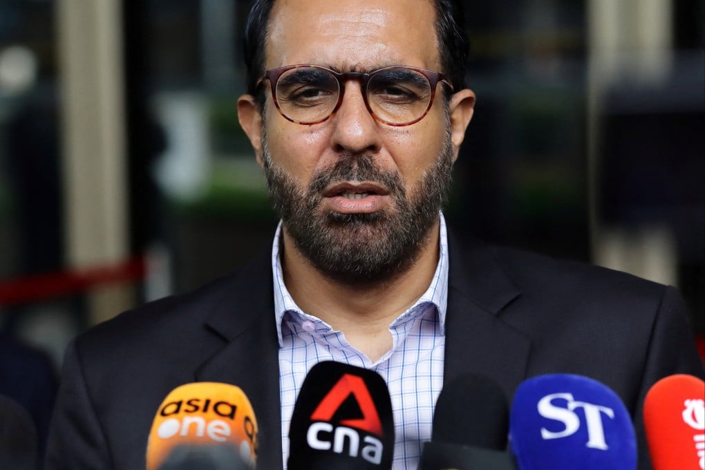Singapore’s Leader of the Opposition Pritam Singh speaks to the media outside the Supreme Court after his appeal over two charges against him was dismissed on December 4. Photo: Reuters
