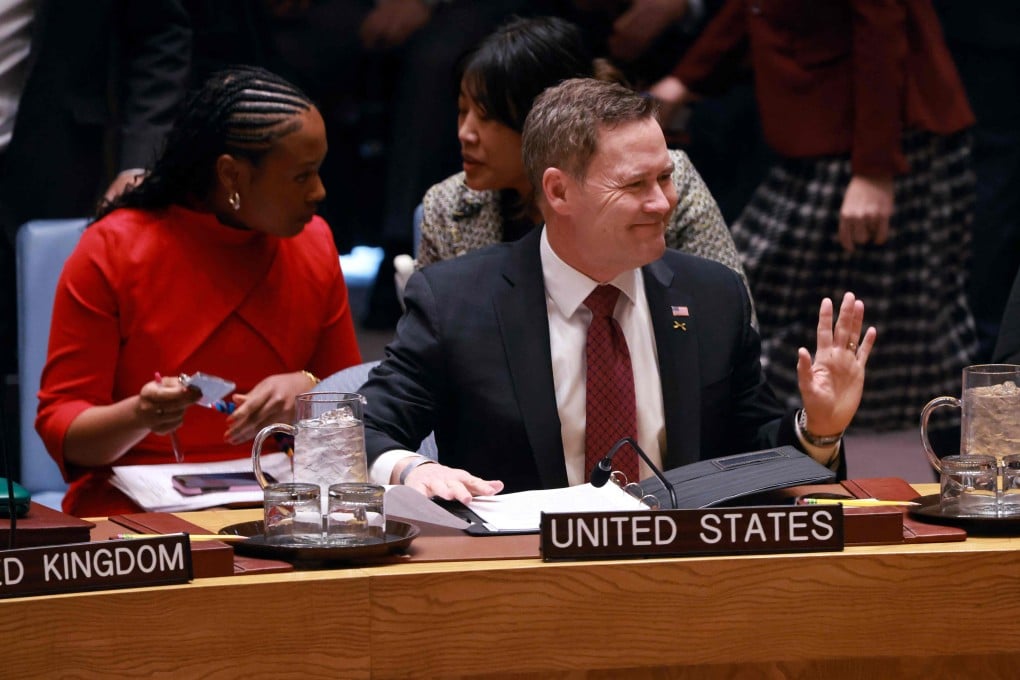 US Ambassador to the United Nations Mike Waltz arrives for a Security Council meeting concerning the situation in Venezuela on January 5 in New York. Photo: Getty Images via AFP