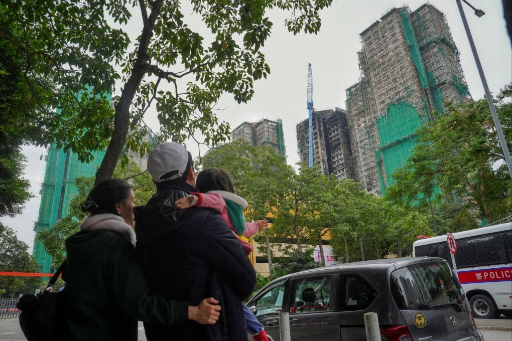 Hong Kong authorities estimate that acquiring all homes in the fire-ravaged Wang Fuk Court will cost around HK$6 billion and believe rebuilding on the site is not ‘practical’. Photo: Elson Li