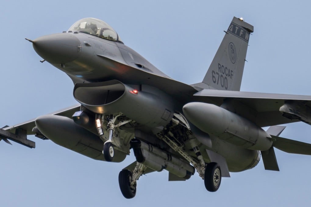 A single-seat F-16V fighter jet belonging to Hualien Air Force Base in Taiwan crashed off the coast of Hualien this week while conducting a routine night training mission. It has drawn attention to the maintenance and upgrade of the island’s military equipment. Photo: Handout