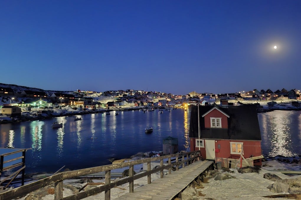 The town of Aasiaat, Greenland. Photo: Xinhua