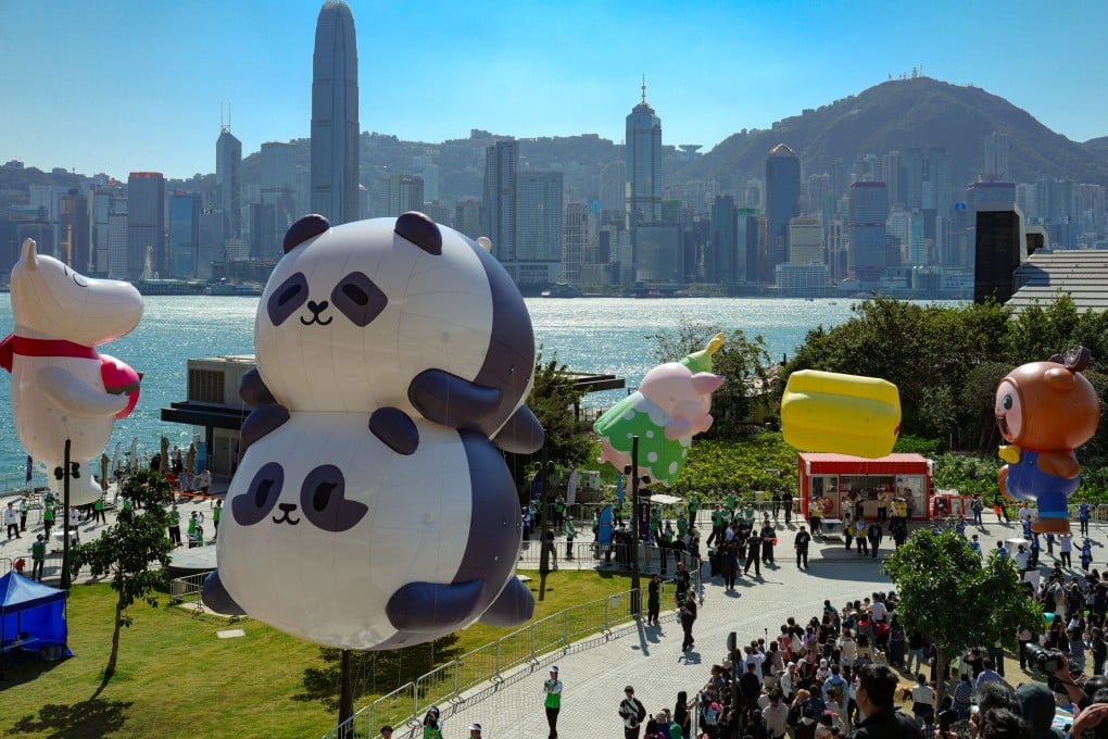The parade was held at the West Kowloon Cultural District. Photo: Sam Tsang.