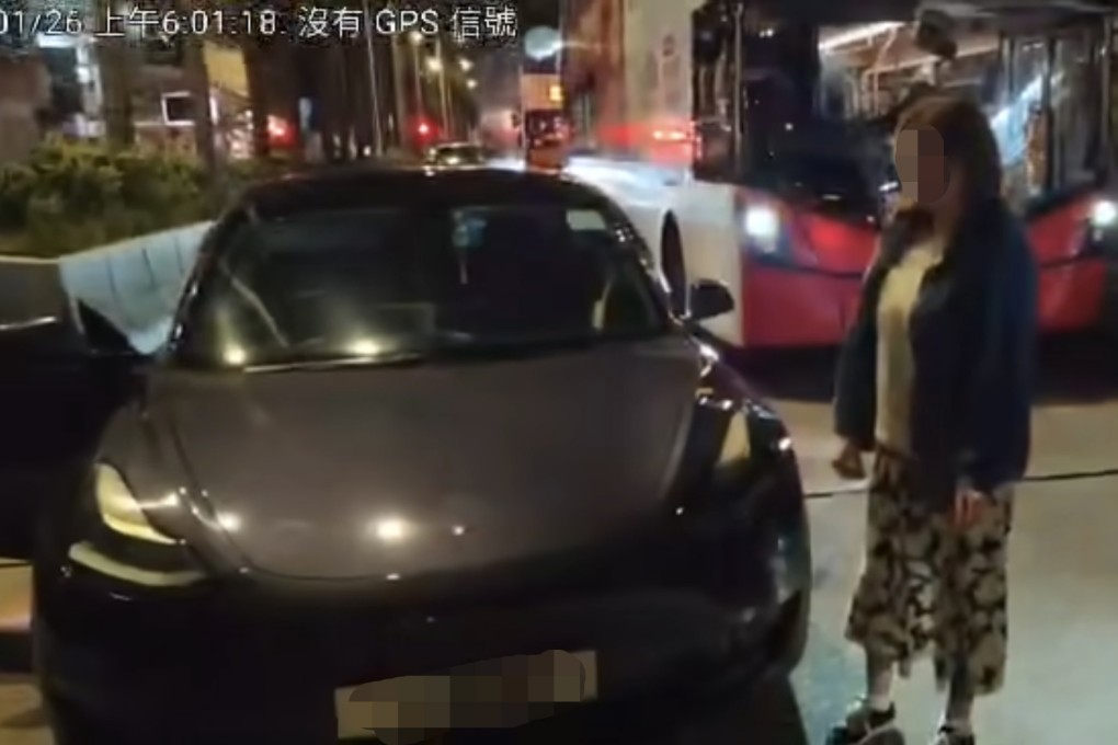 The incident occurred on Nathan Road at about 6am on Saturday. Photo: Facebook/Hunter Ho