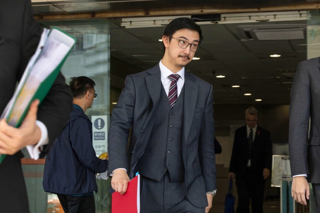 Barrister Simon So is accused of molesting his pupil twice in 2017. Photo: Brian Wong