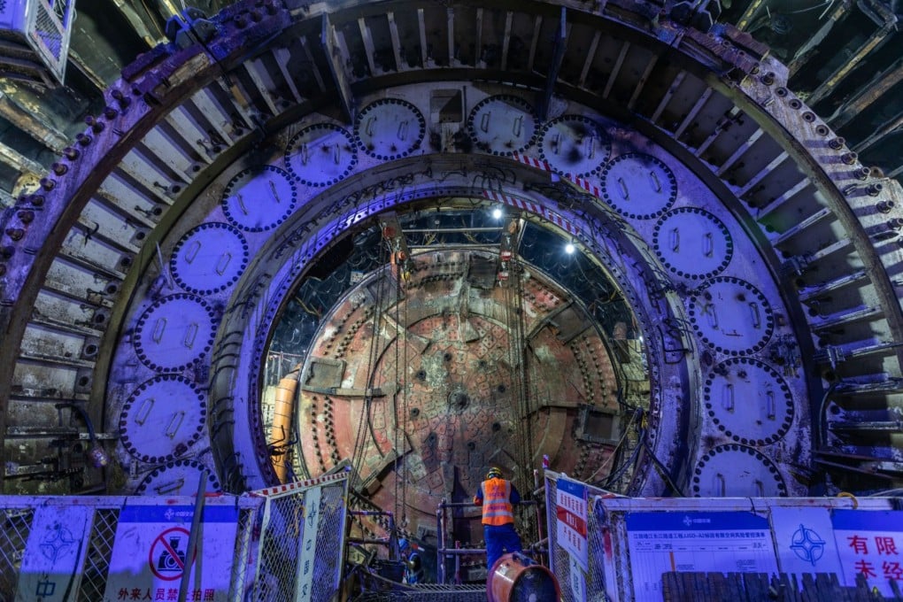 The 6.4km Jiangyin-Jingjiang Yangtze River Tunnel is a major infrastructure project in China’s eastern Jiangsu province. Photo: Handout