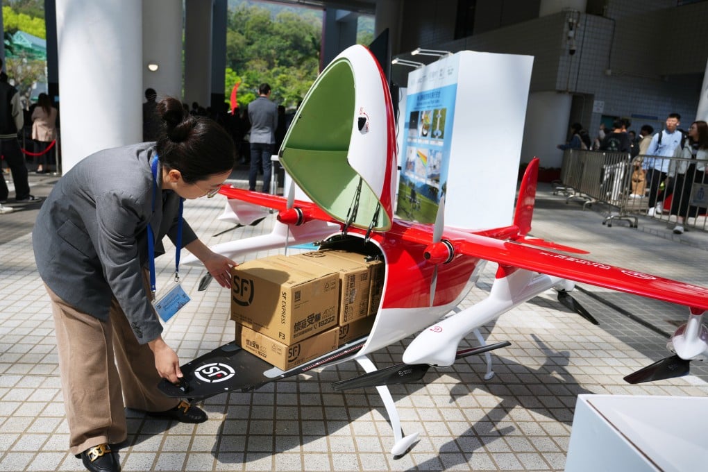 Hong Kong leader John Lee at the launch of a regulatory sandbox for the low-altitude economy at The Hong Kong University of Science and Technology last year. Photo: Sam Tsang