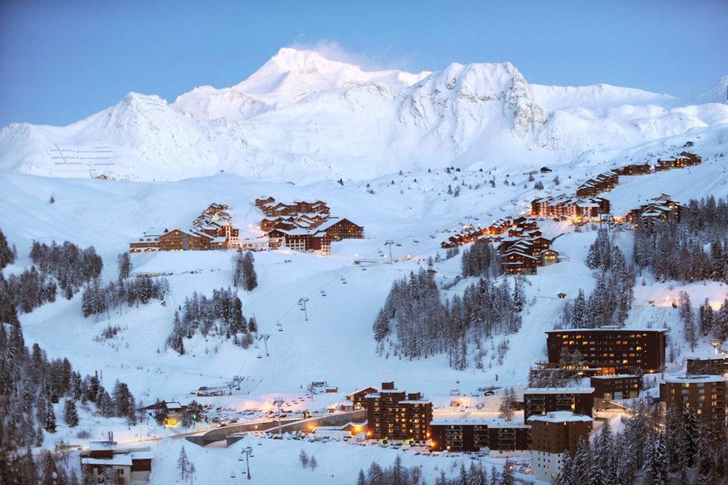 La Plagne ski resort in southeastern France. On Sunday, three skiers were killed in avalanches at the resorts of La Plagne, Courcheval and Vallorcine. Photo: AFP