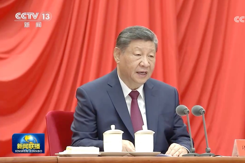 Chinese President Xi Jinping addresses the top anti-corruption watchdog. Photo: CCTV