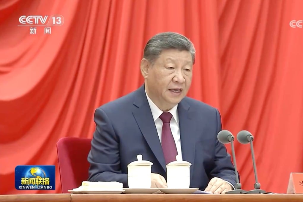 Chinese President Xi Jinping addresses the top anti-corruption watchdog. Photo: CCTV