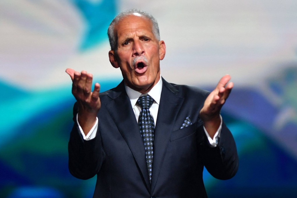 Nasry Asfura delivers a speech as he presents his government plan in Tegucigalpa, Honduras on November 11, 2025. Photo: AFP
