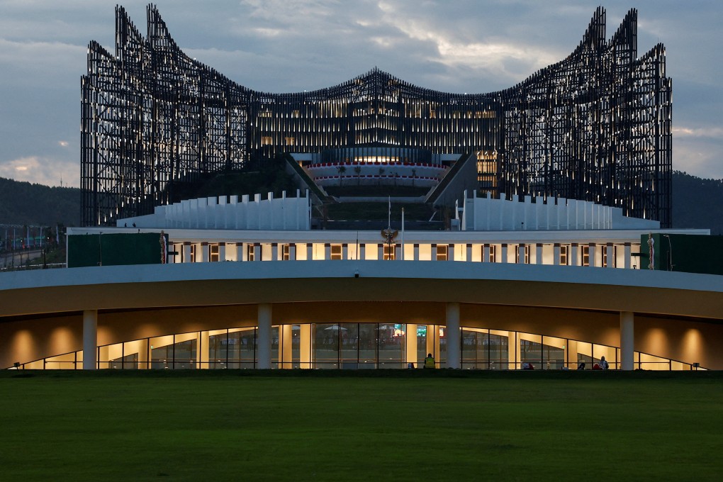 A view of the presidential palace in the planned new capital city of Nusantara in Indonesia. Photo: Reuters