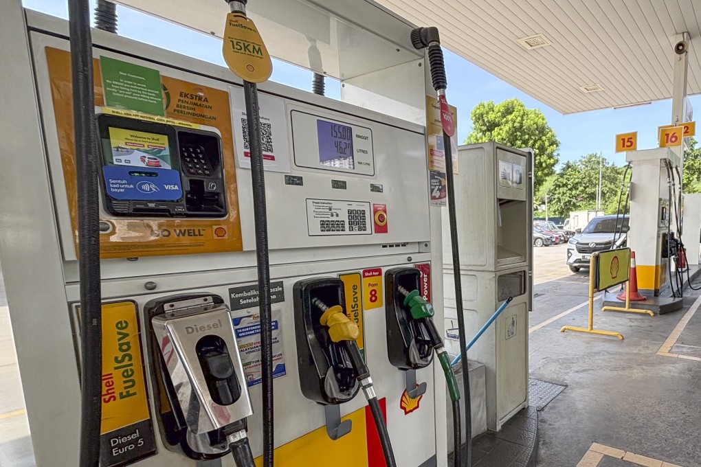 A petrol station in Kuala Lumpur, Malaysia. Photo: AP