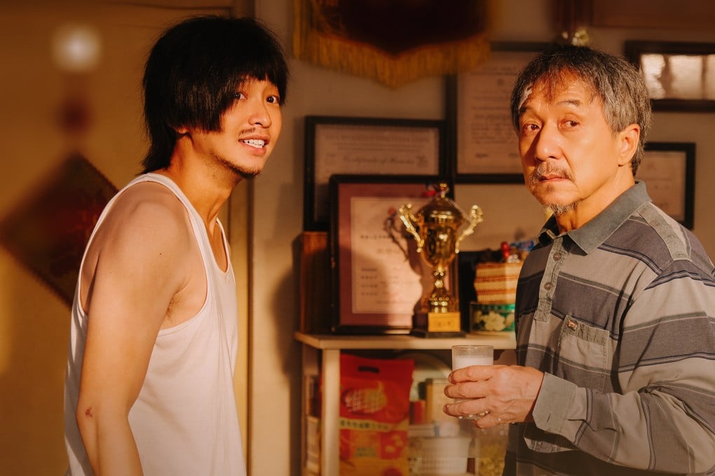 Jackie Chan (right) and Peng Yuchang in a still from Unexpected Family (category I, Mandarin), directed by Li Taiyan.