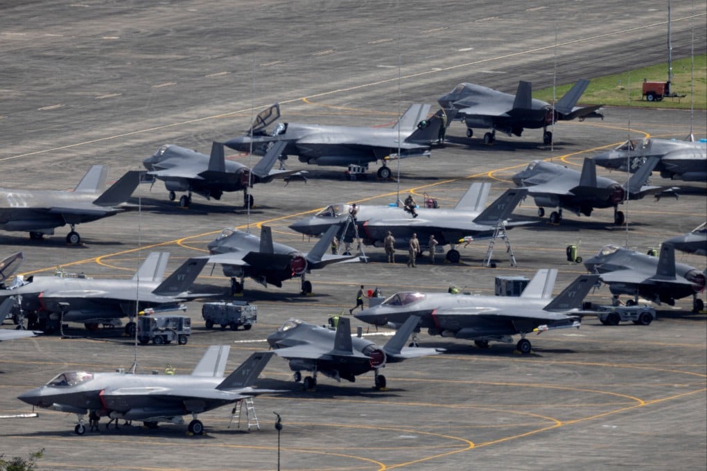 US fighter jets parked on the apron at the former Roosevelt Roads naval base in Ceiba, Puerto Rico. Photo: Reuters