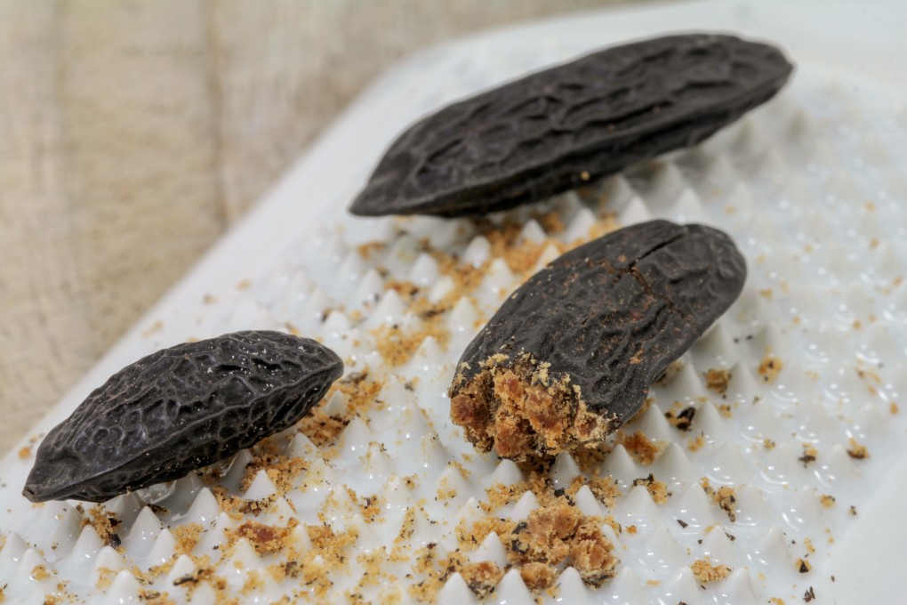Tonka beans are intensely bitter when consumed whole but in desserts their flavour becomes much more subtle and complex, often compared to that of the vanilla bean, but with spicy notes. Photo: Shutterstock