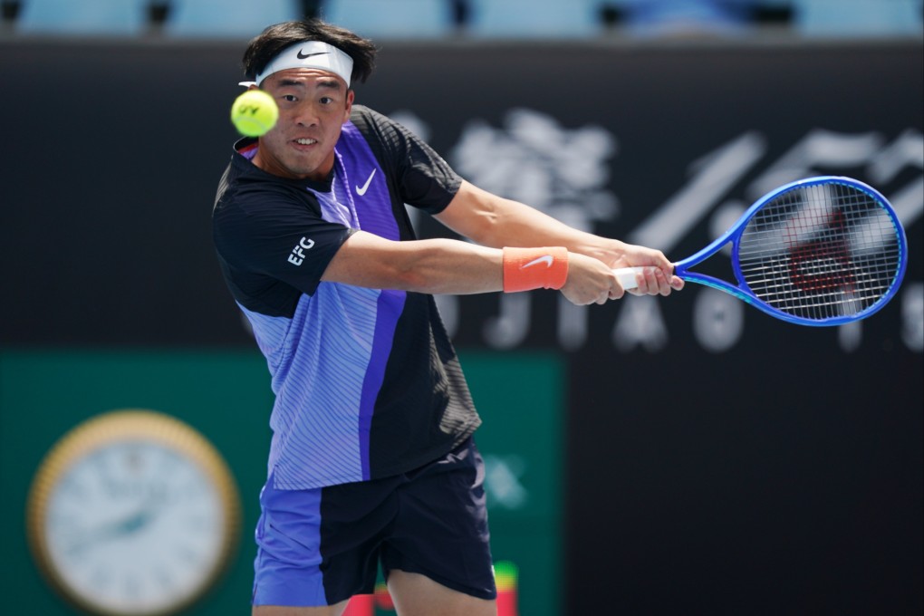 Coleman Wong lost to Sweden’s Elias Ymer the third round of Australian Open qualifying on Thursday. Photo: Xinhua
