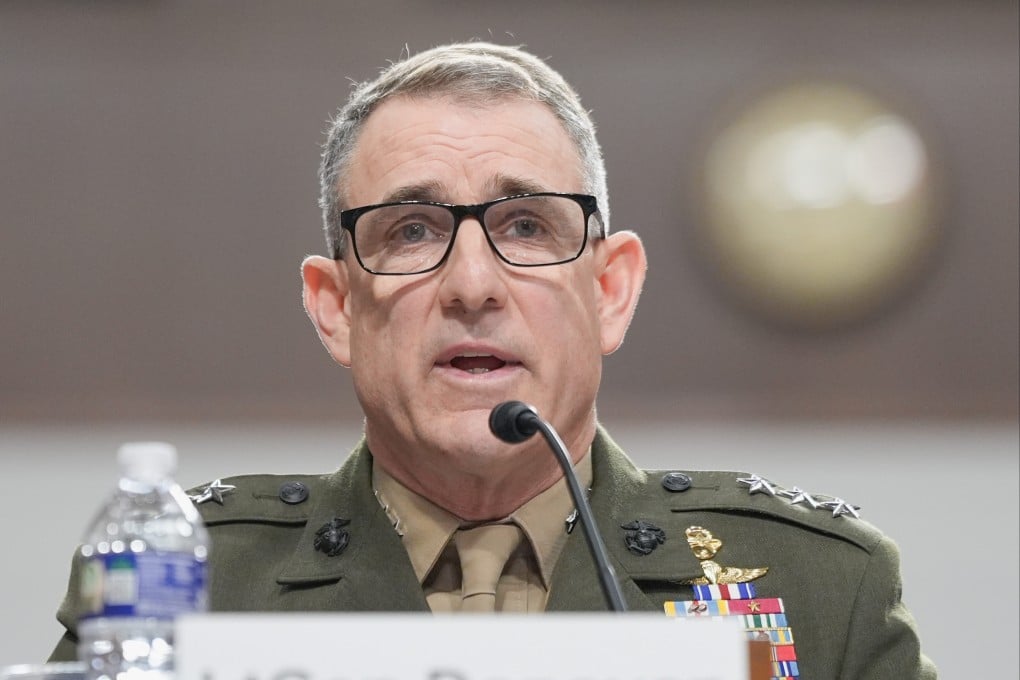 Lieutenant General Francis Donovan testifies during a Senate Committee on Armed Services hearing in Washington on Thursday. Photo: AP