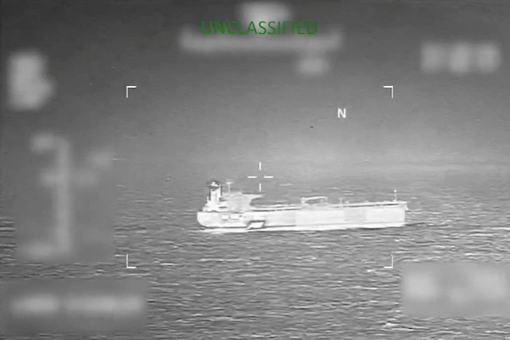 Marines and sailors apprehended the ship, the Veronica, without incident in a pre-dawn operation. Photo: US Southern Command via X