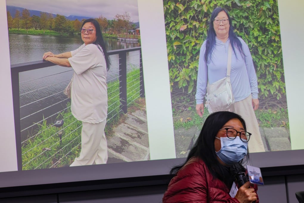 A patient with obesity shares her experience at a press conference held by Hong Kong Association for the Study of Obesity on the release of its 2025 study on January 8. Photo: Jelly Tse