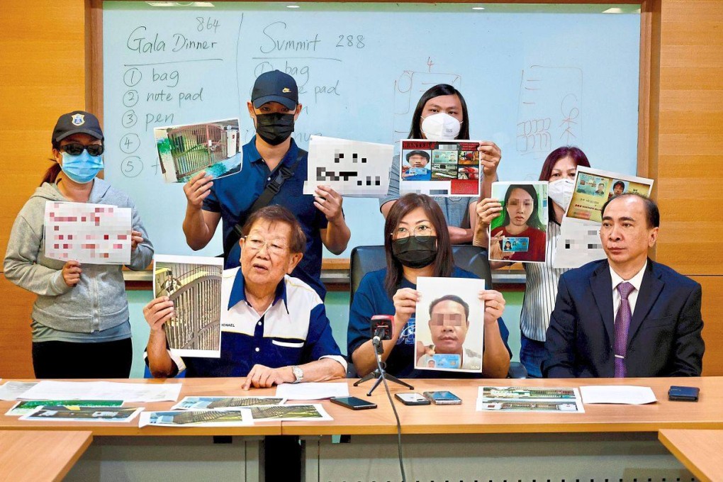 MCA Public Services and Complaints Department head Michael Chong (left) during a press conference on the loan shark cases in Kuala Lumpur. Photo: The Star