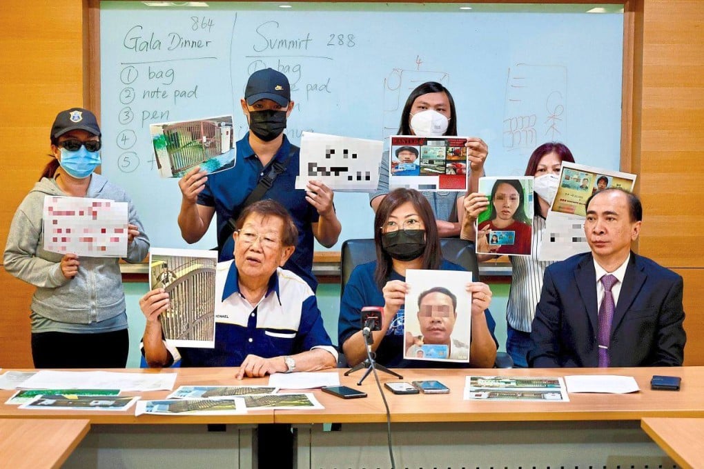 MCA Public Services and Complaints Department head Michael Chong (left) during a press conference on the loan shark cases in Kuala Lumpur. Photo: The Star