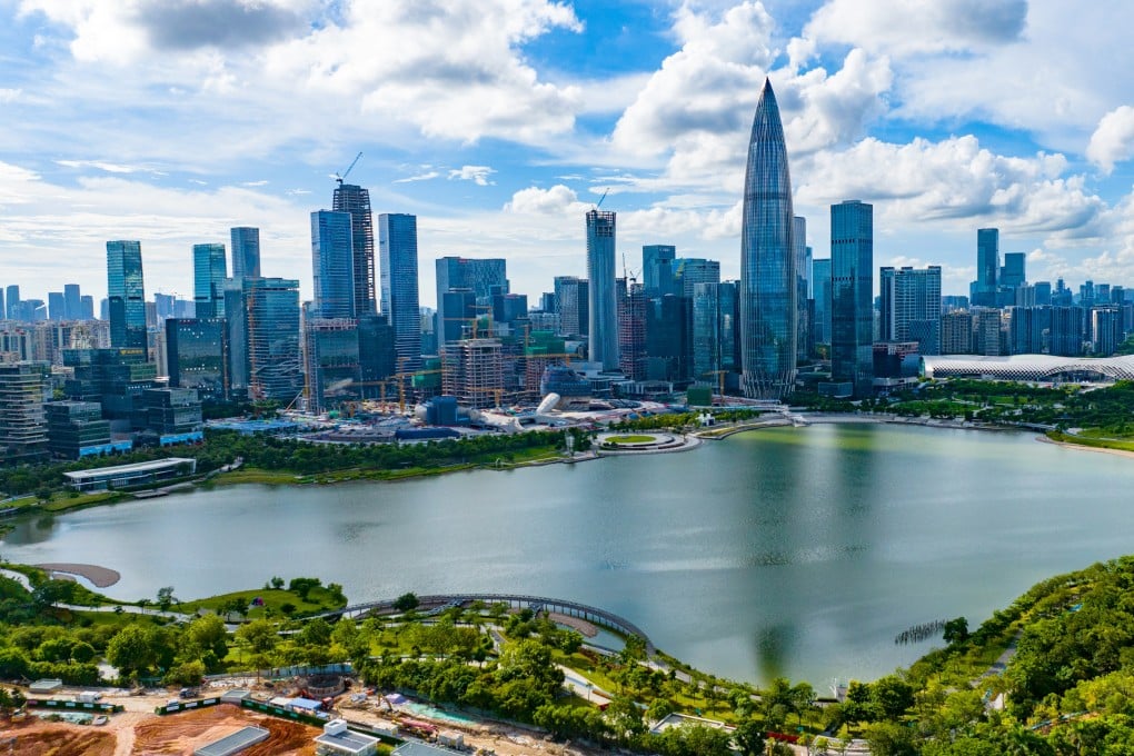 The Shenzhen Talent Park in the city’s Nanshan district. Nanshan is poised to join Shanghai’s Pudong and Beijing’s Haidian as the only districts in the country with a GDP of more than 1 trillion yuan (US$143 billion). Photo: Getty Images