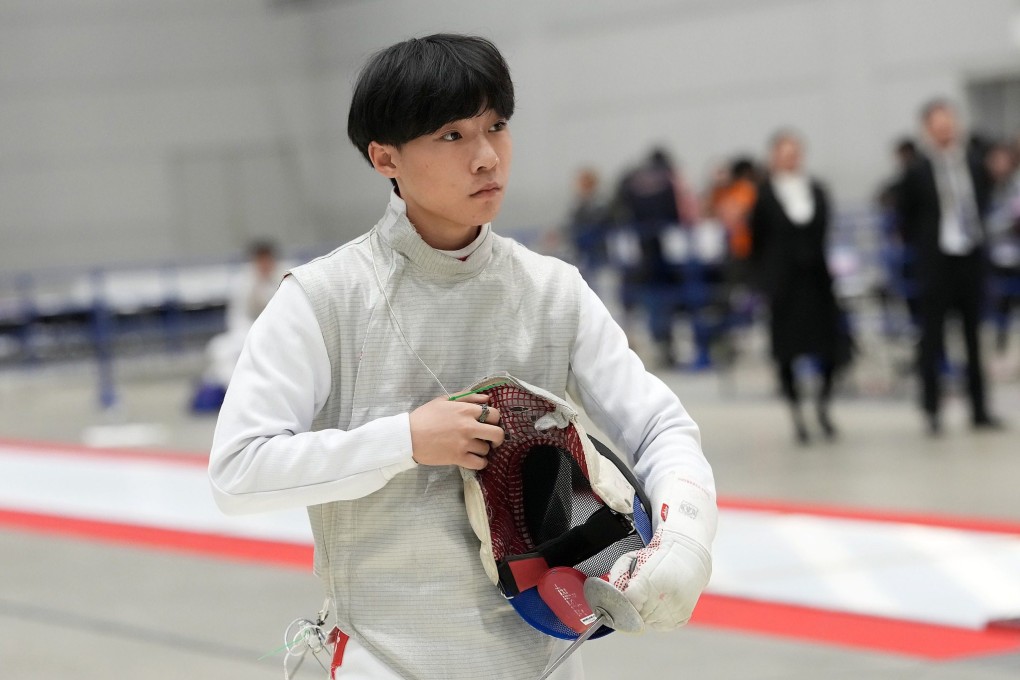 Harris Ho Shing-him beat competitors from Oman, Israel, China, two of his teammates and Canada’s Jia Bao Xu in the final. Photo: Fencing Association of Hong Kong, China