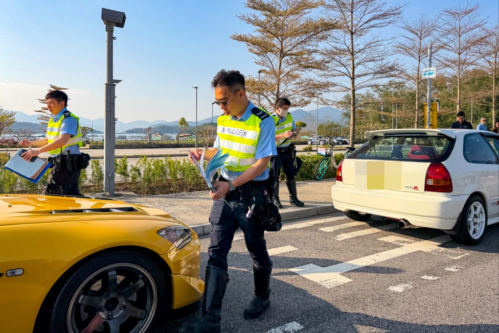 Operation ‘Fossington’ targeted traffic violations across New Territories locations. Photo: Handout
