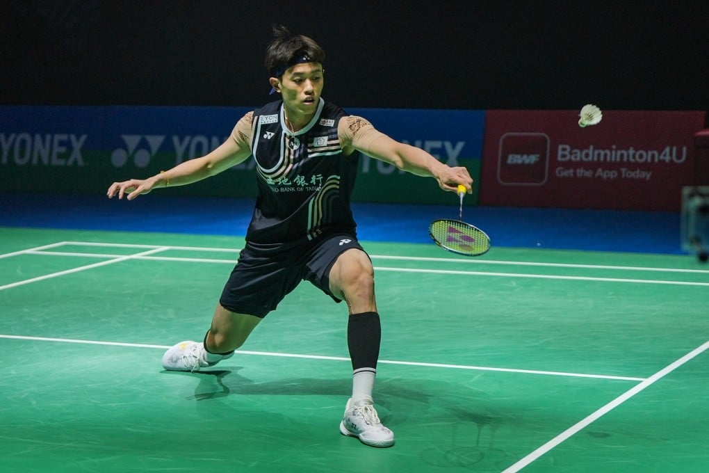 Taiwan’s Lin Chun-Yi beat Indonesia’s Jonatan Christie in Sunday’s men’s singles final of the India Open in New Delhi. Photo: AP