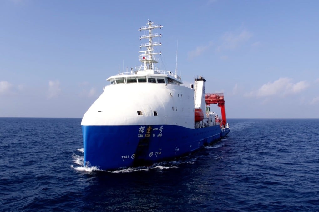 The team will set off aboard the Chinese research vessel Tan Suo Yi Hao on Monday to cover 700km around the Atacama Trench, one of the deepest and least explored regions of the eastern Pacific. Photo: Handout