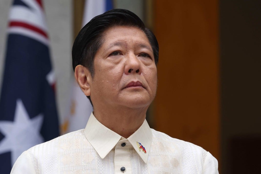 President Ferdinand Marcos Jnr of the Philippines attends a joint press conference with Australian Prime Minister Anthony Albanese at Parliament House in Canberra on February 29, 2024. Marcos is facing an impeachment complaint filed in the House of Representatives. Photo: AFP