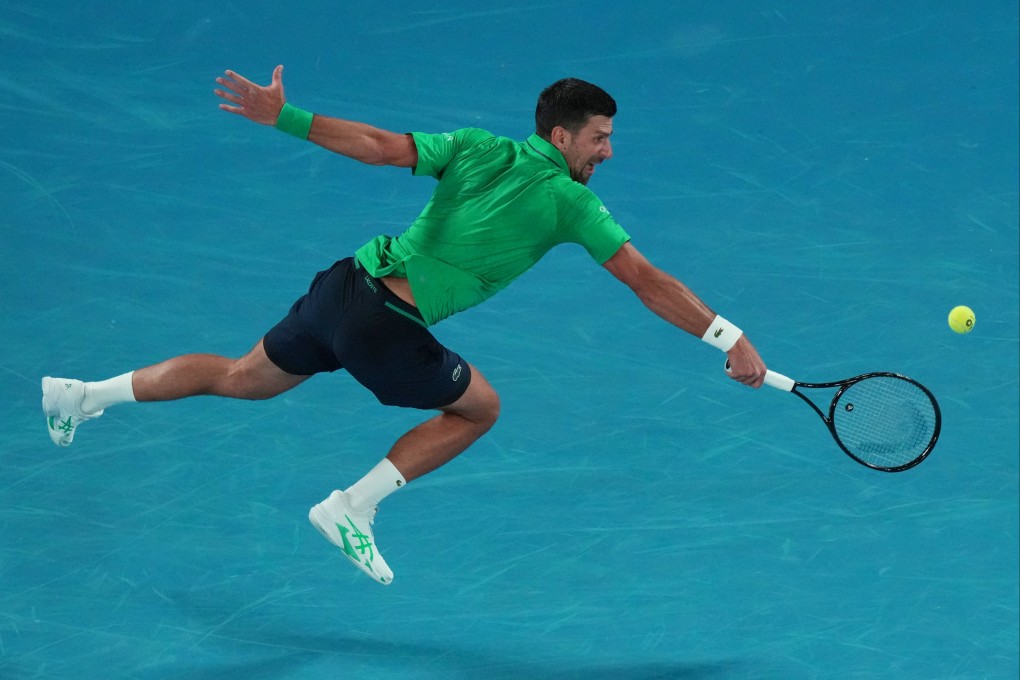 Serbia’s Novak Djokovic beat Pedro Martinez of Spain in straight sets on Monday. Photo: AP