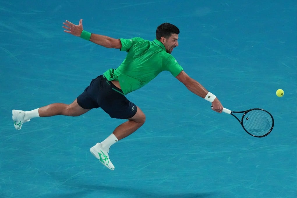 Serbia’s Novak Djokovic beat Pedro Martinez of Spain in straight sets on Monday. Photo: AP