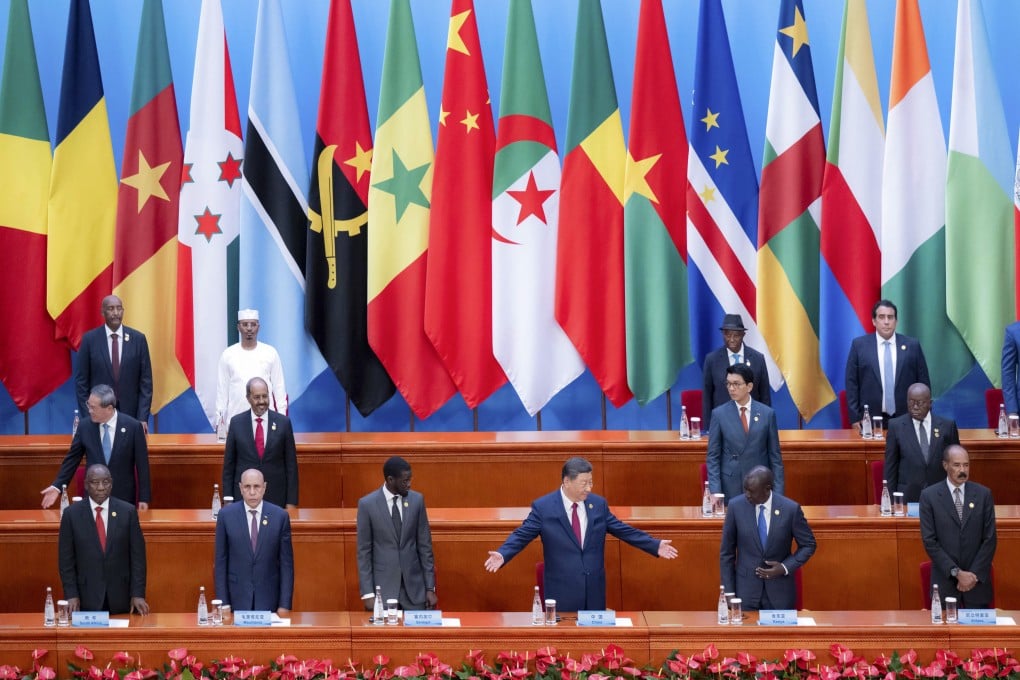 Chinese President Xi Jinping (centre) attends the opening ceremony of a forum on China-Africa cooperation in Beijing. China has pledged to cut tariffs on most African imports to zero. Photo: Xinhua