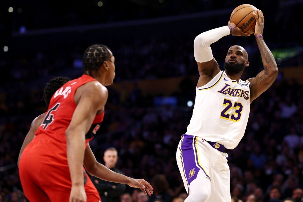 LeBron James (right) has been named as an All-Star Game starter in every season since 2005. Photo: AFP