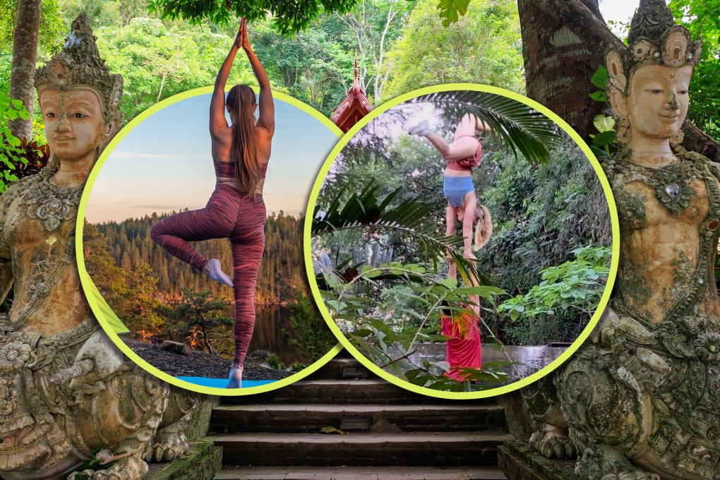 A temple in Thailand has warned tourists against doing sports like acro-yoga and climbing, and indulging in inappropriate behaviour at the site. Photo: SCMP composite/Shutterstock/Thaiger