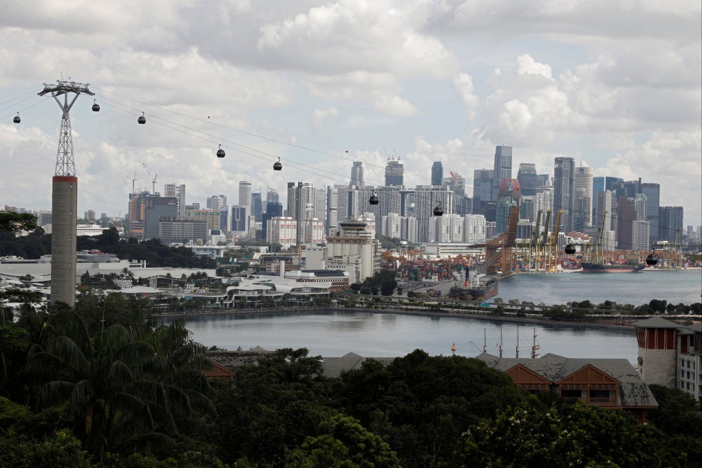 Singapore’s skyline. A man was jailed for sexually assaulting a woman after dinner in the city state. Photo: Reuters