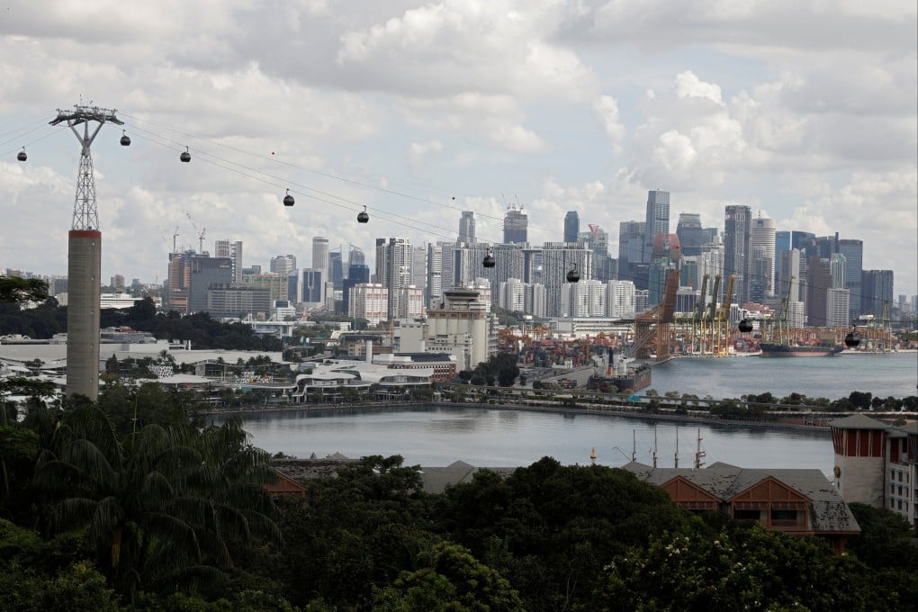 Singapore’s skyline. A man was jailed for sexually assaulting a woman after dinner in the city state. Photo: Reuters
