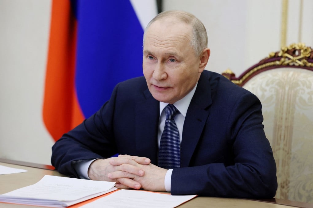 Vladimir Putin chairs a Security Council meeting via videolink in Moscow on January 19. Russia is closely observing US-Europe tensions over Greenland. Photo: TNS