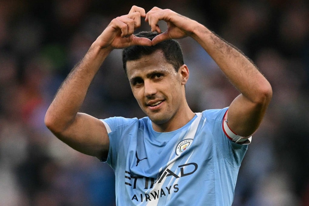 Manchester City’s Spanish midfielder Rodri was among the well wishers when Manu Torres accepted the Eastern head coach post. Photo: AFP
