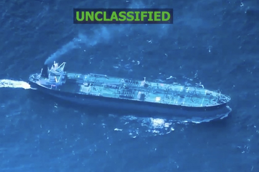 The US military’s Southern Command said it captured the MV Sagitta ‘without incident’. Photo: US Southern Command via X