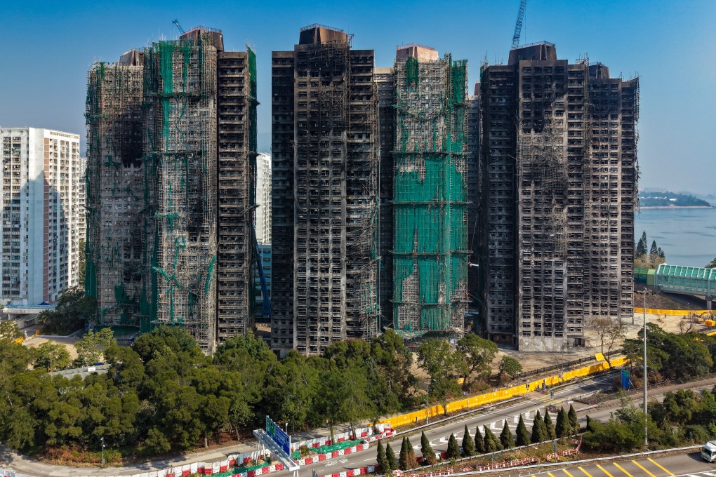 The deadly fire at Tai Po’s Wang Fuk Court last November exposed lapses in Hong Kong’s system of awarding building and maintenance contracts, among other areas. Photo: Sam Tsang