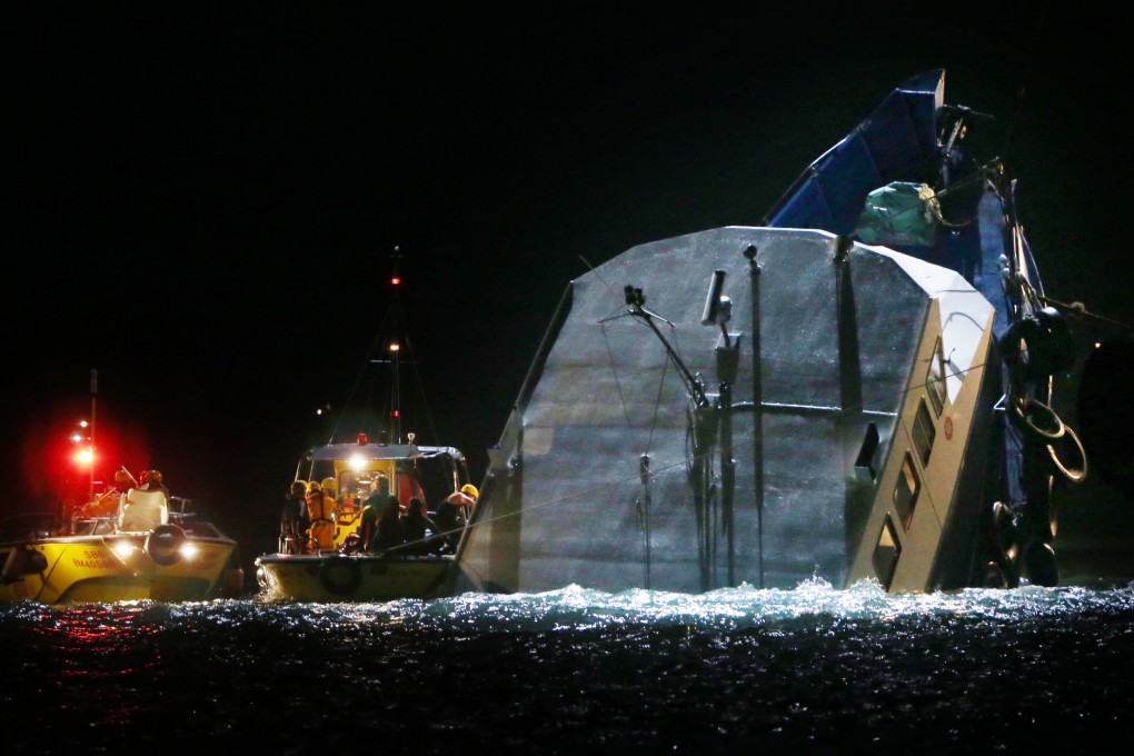 A court has found that 39 people were unlawfully killed in a 2012 collision between two ships off Lamma Island. Photo: Sam Tsang