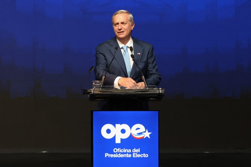 Chile’s president-elect Jose Antonio Kast. Photo: AFP