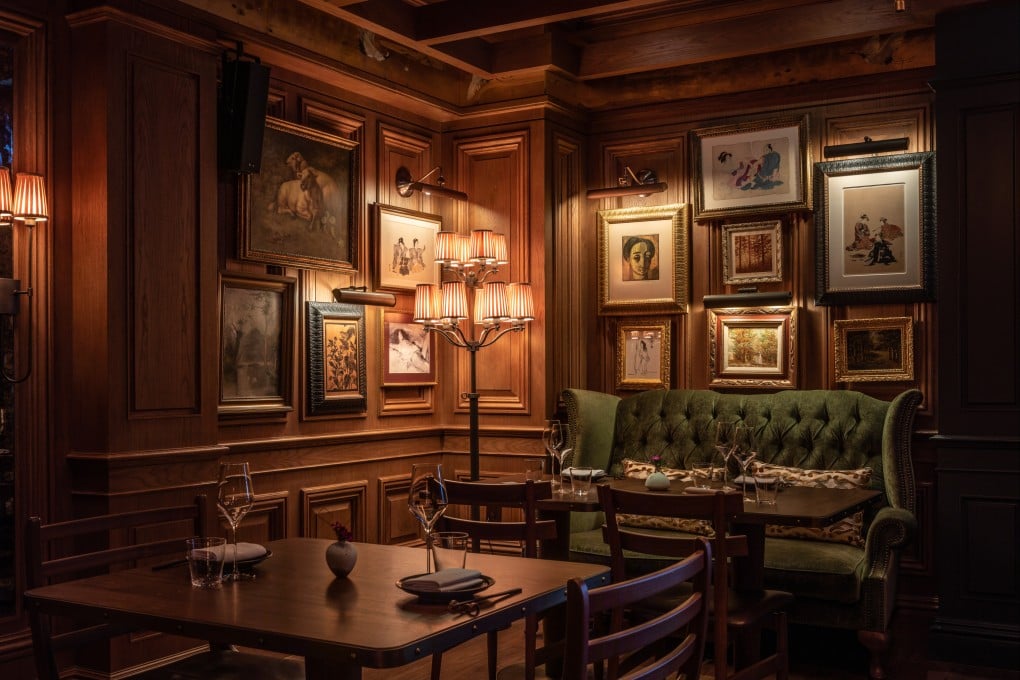 A cosy corner at The Aubrey in Hong Kong. Photo: Handout