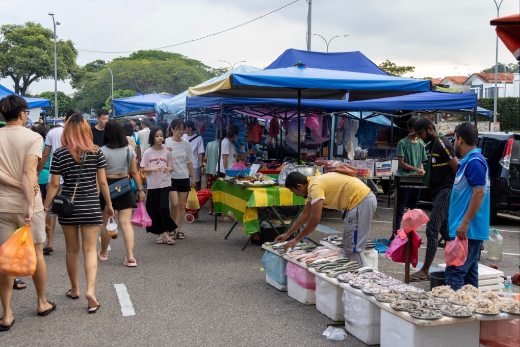 A night market in Johor Bahru, Malaysia, where local authorities have stepped up enforcement against littering as part of a broader push to improve cleanliness. Photo: Shutterstock